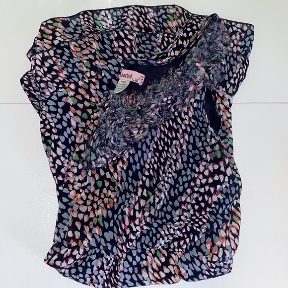 Multicolor Pattern Chiffon Dress - Picture 5 of 6